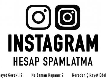 instagram hesap spamlatma